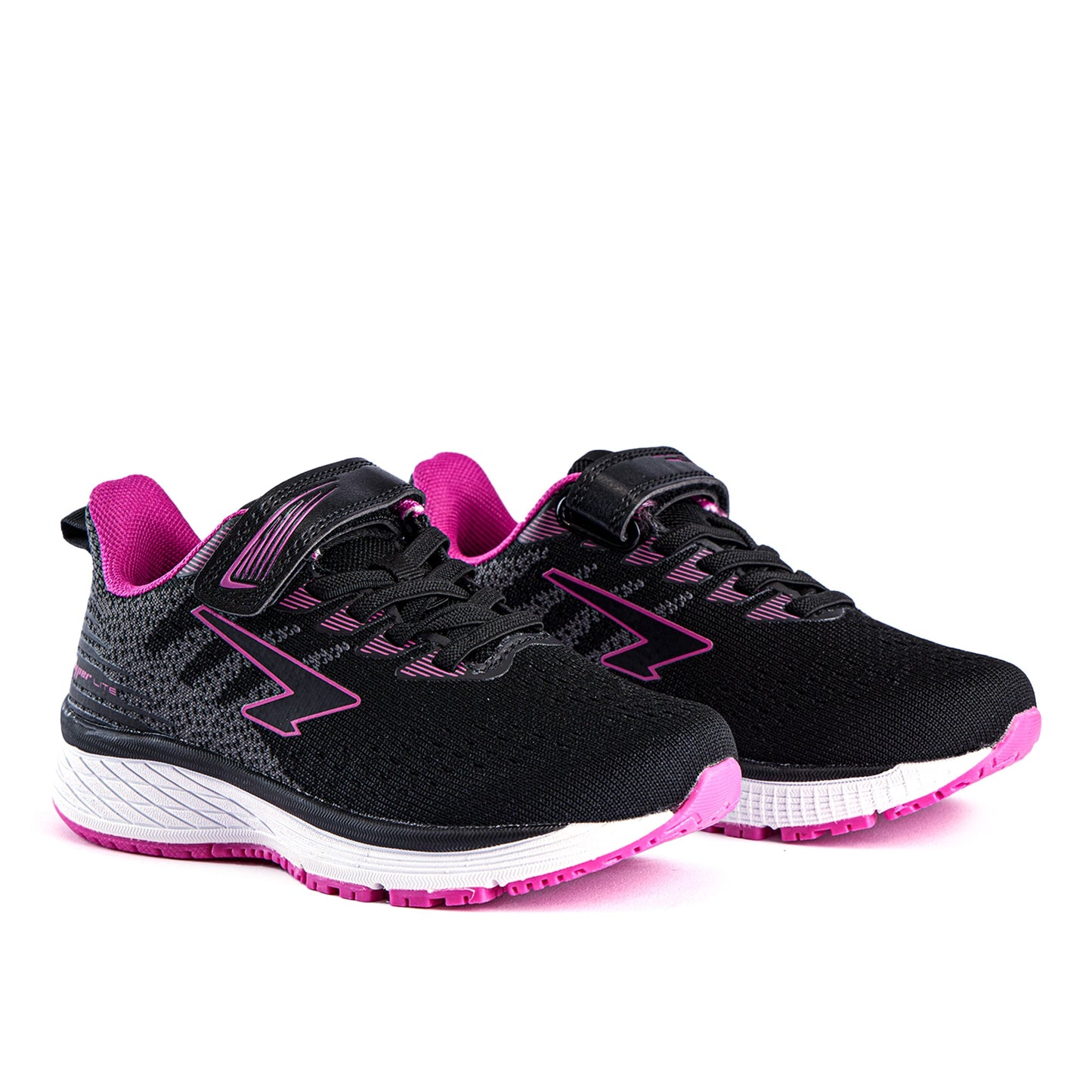 Acute Girls V-strap Runner Black/Fuchsia-2