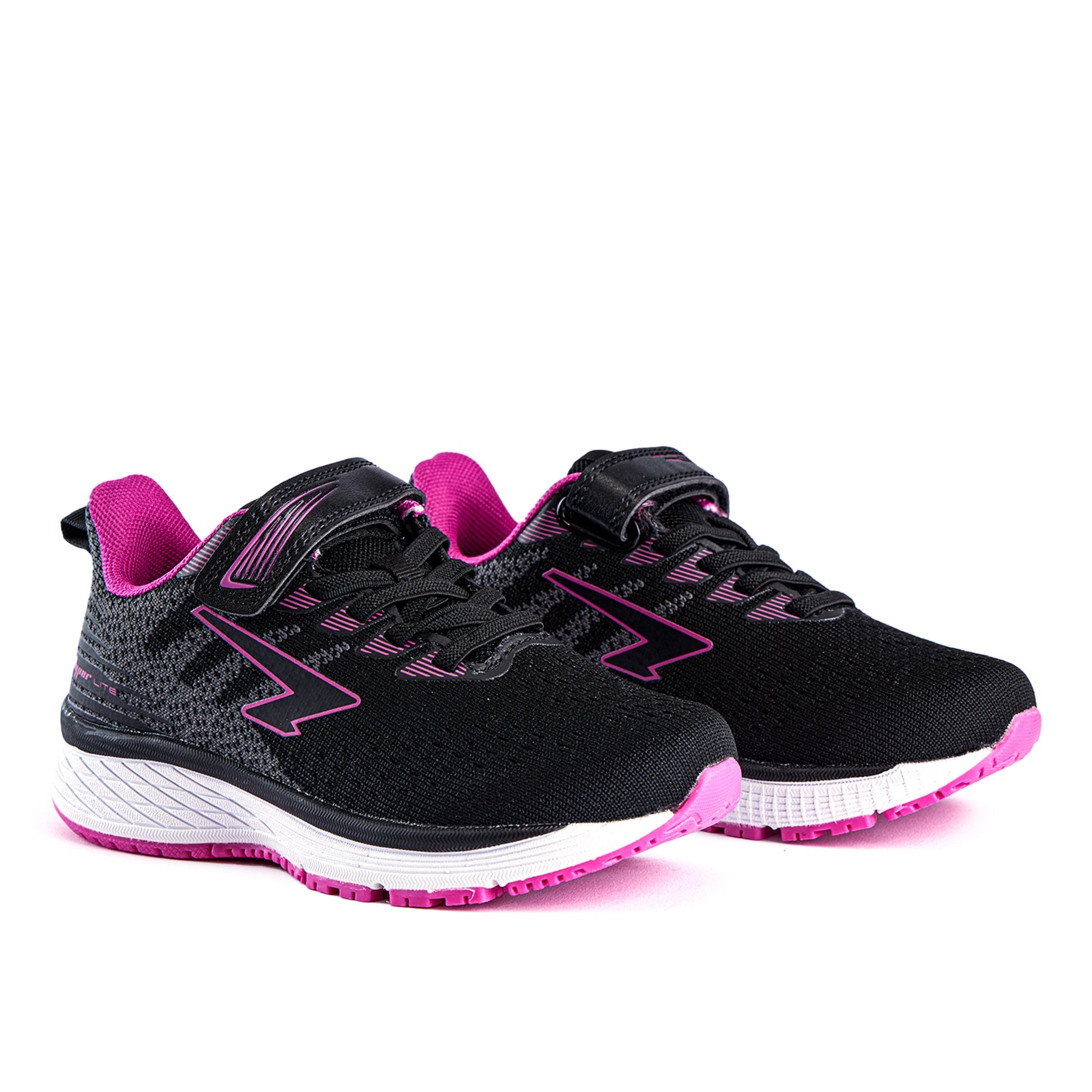 Acute Girls V-strap Runner Black/Fuchsia-2