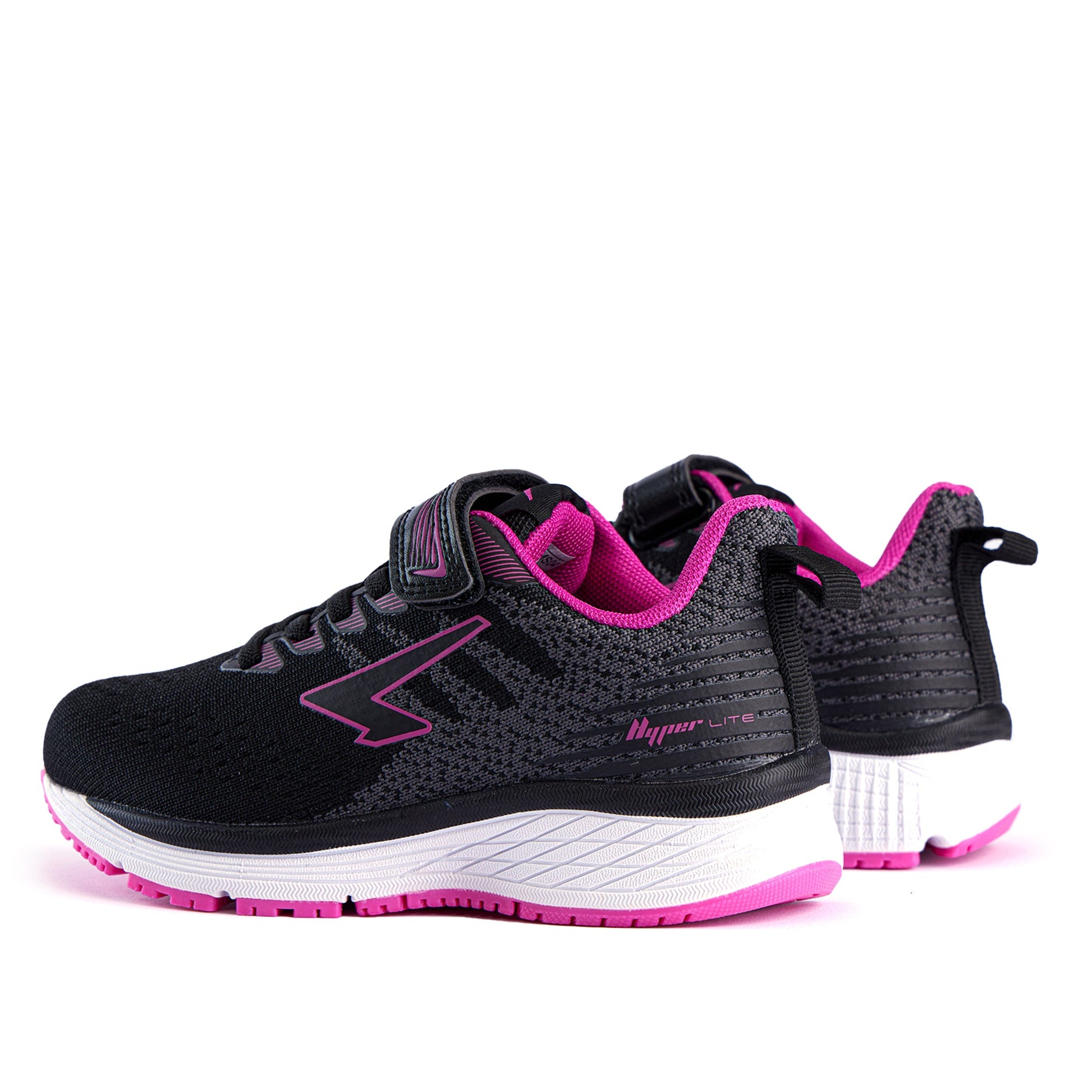 Acute Girls V-strap Runner Black/Fuchsia-3