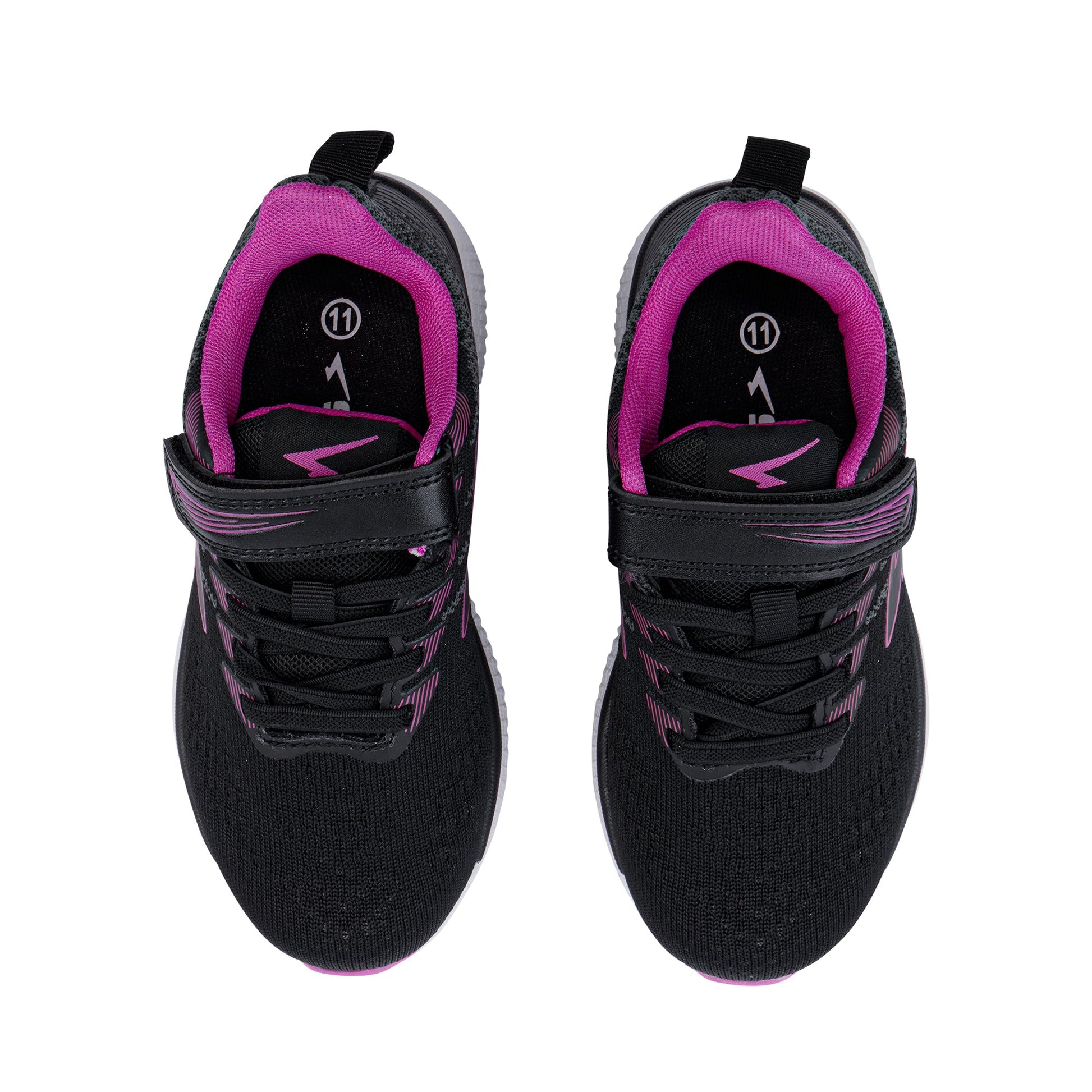 Acute Girls V-strap Runner Black/Fuchsia-1