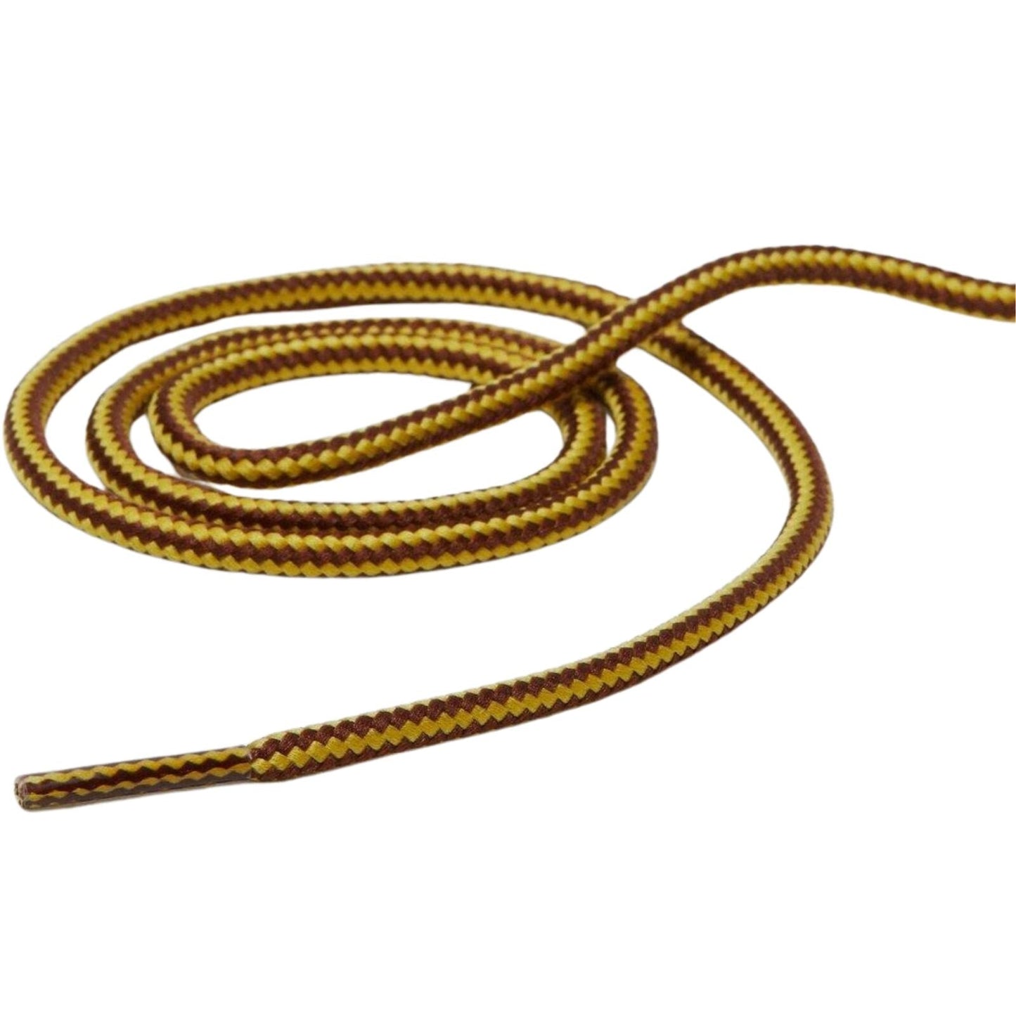 Dr. Martens 65cm Cotton Round Shoe Laces fits 3 Eye Shoes in Brown Yellow-3