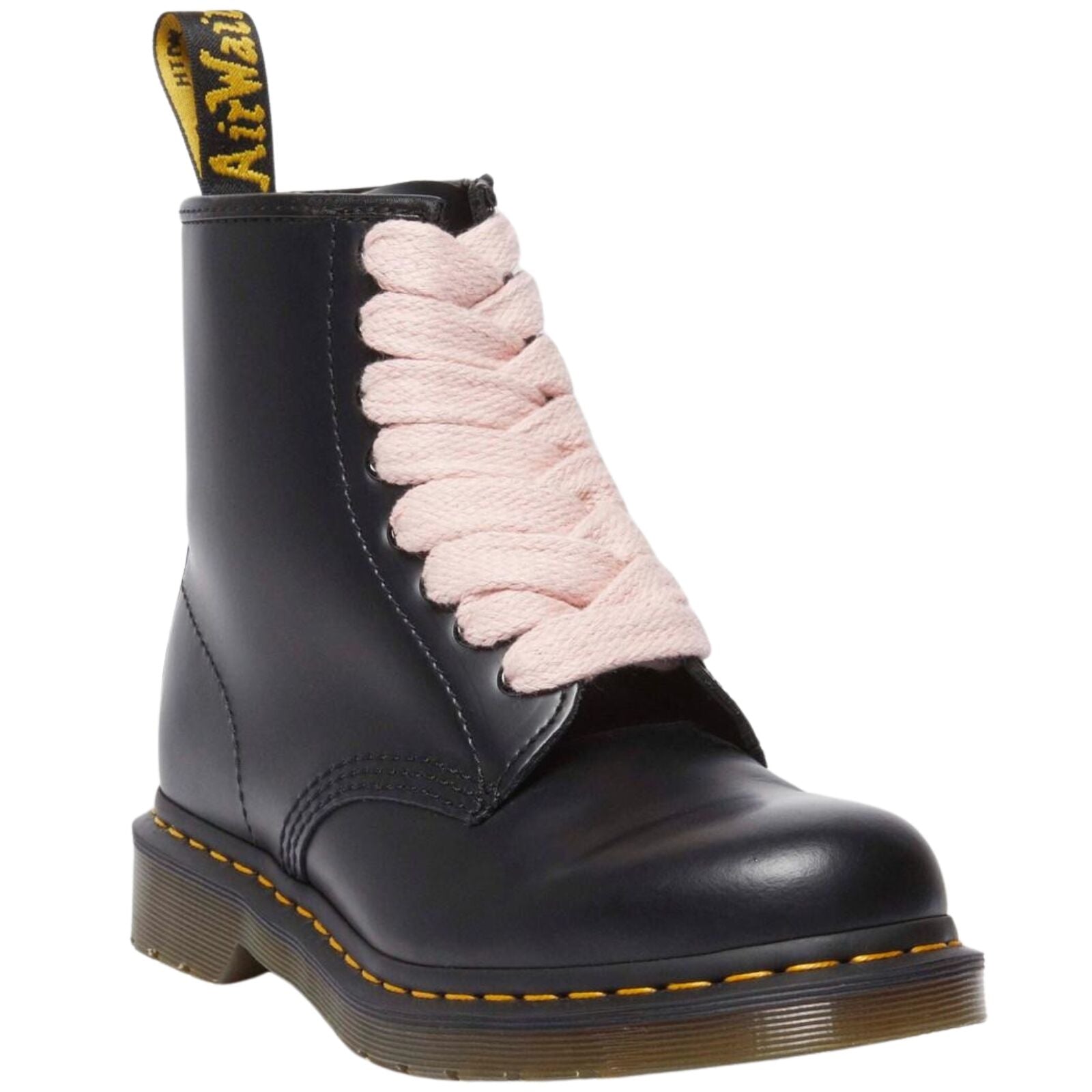 Dr. Martens 140cm Flat Laces in Powder Pink - Fits 8-10 Eye DM Boots-2