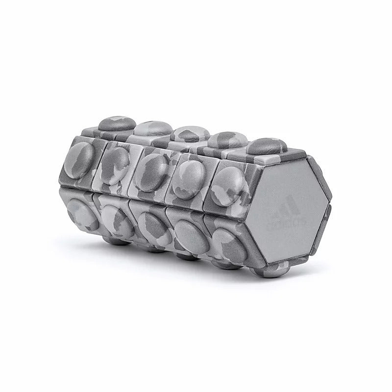 Adidas Mini Textured Foam Roller Recovery Gym Fitness Sport Physio - Grey Camo-1