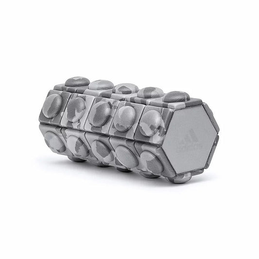 Adidas Mini Textured Foam Roller Recovery Gym Fitness Sport Physio - Grey Camo-0