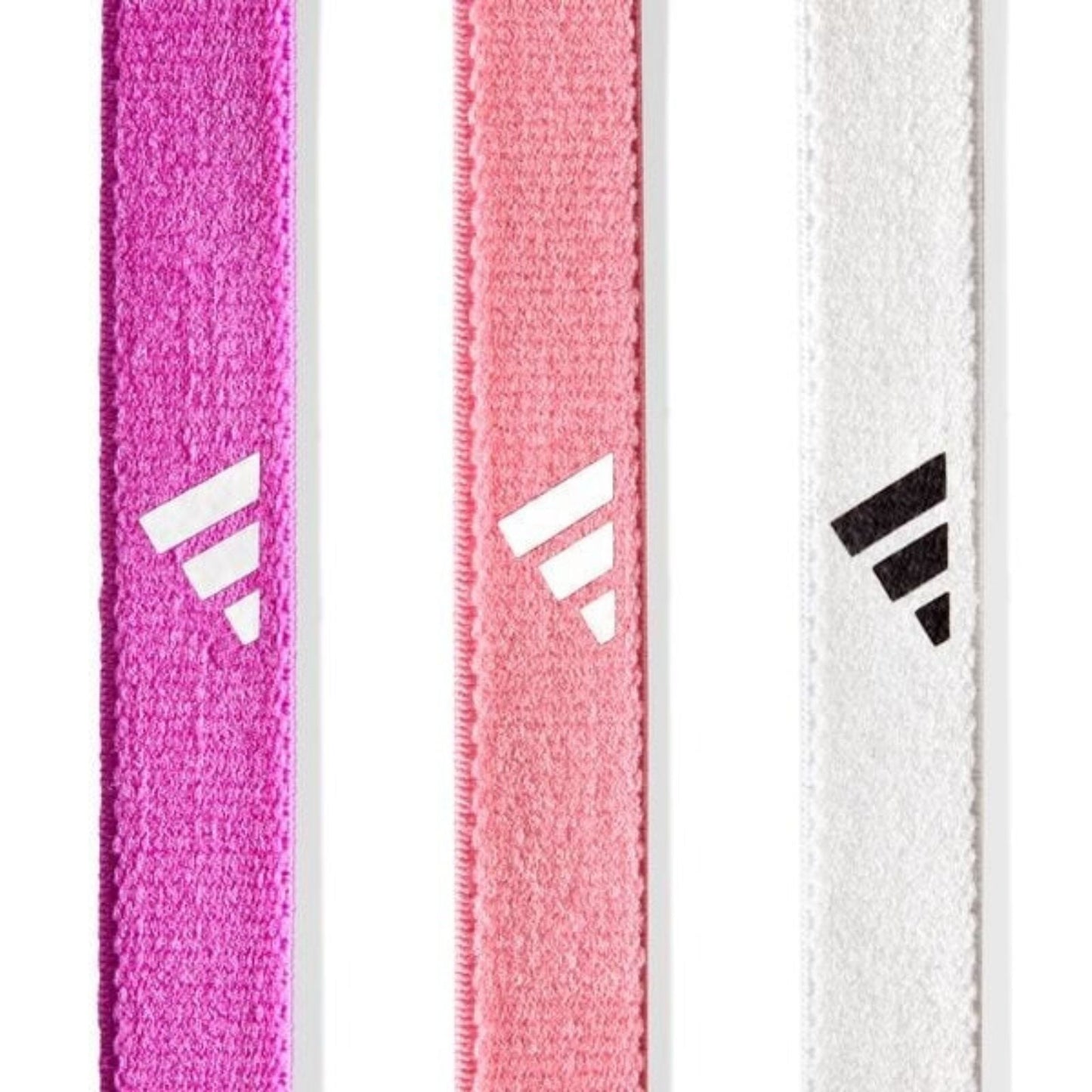 Adidas 3-Piece Set Hairbands Headbands Non-Slip Silicone in Multi-3