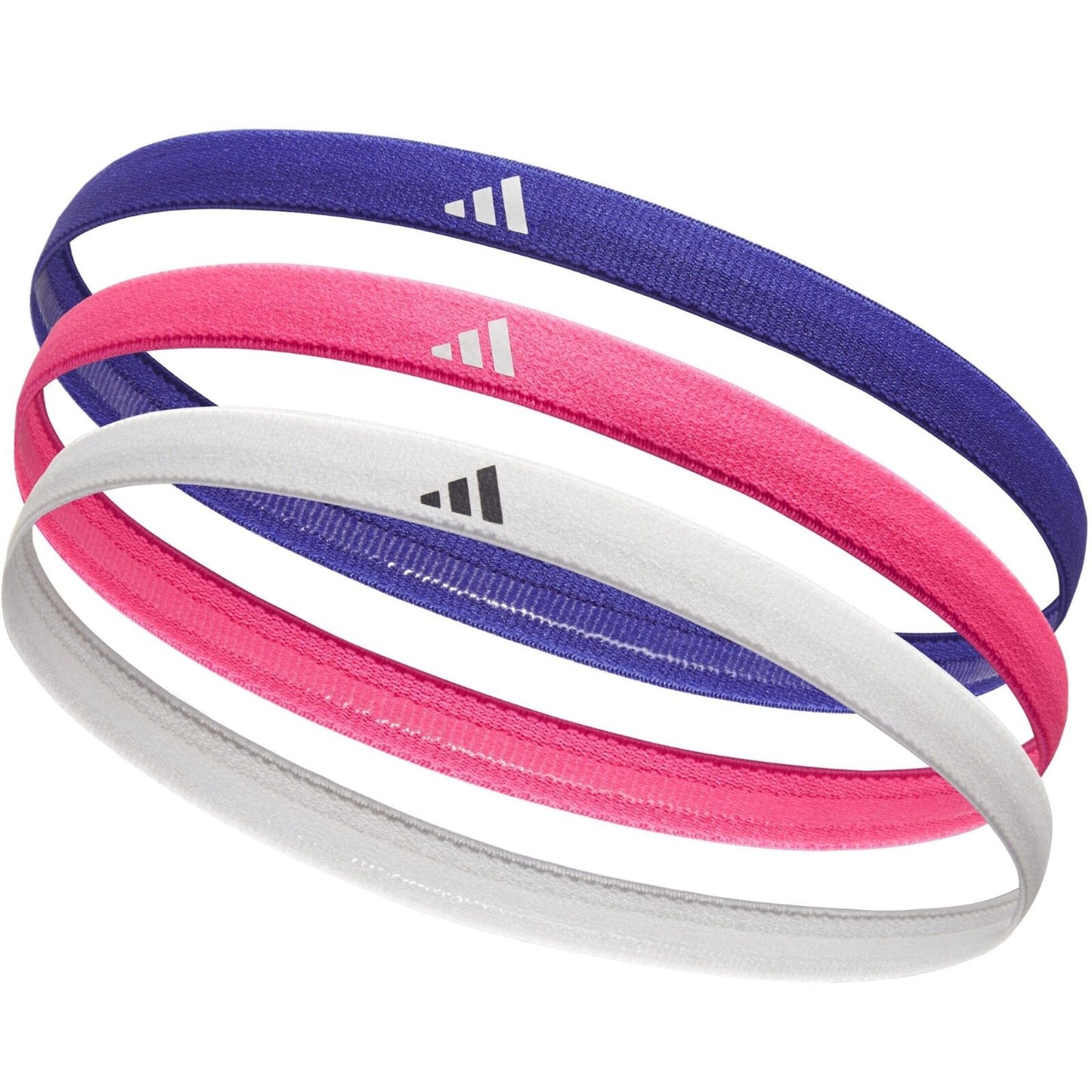3pcs Adidas Sports Headband Hair Bands Gym Training Fitness Yoga in Blue/Pink/White-1