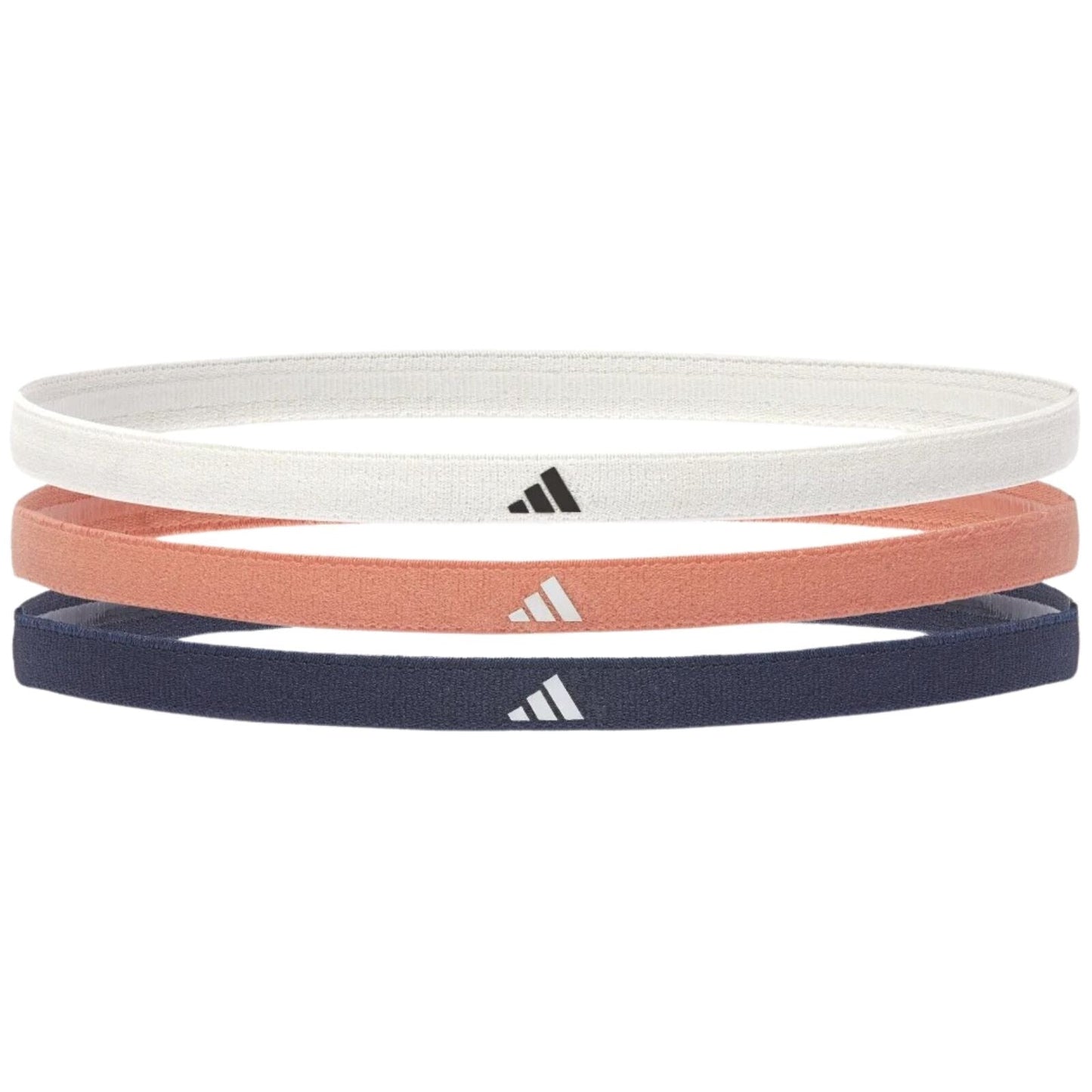 3pcs Adidas Sports Headband Hair Bands Gym Training Fitness Yoga in Grey/Coral/Navy-2