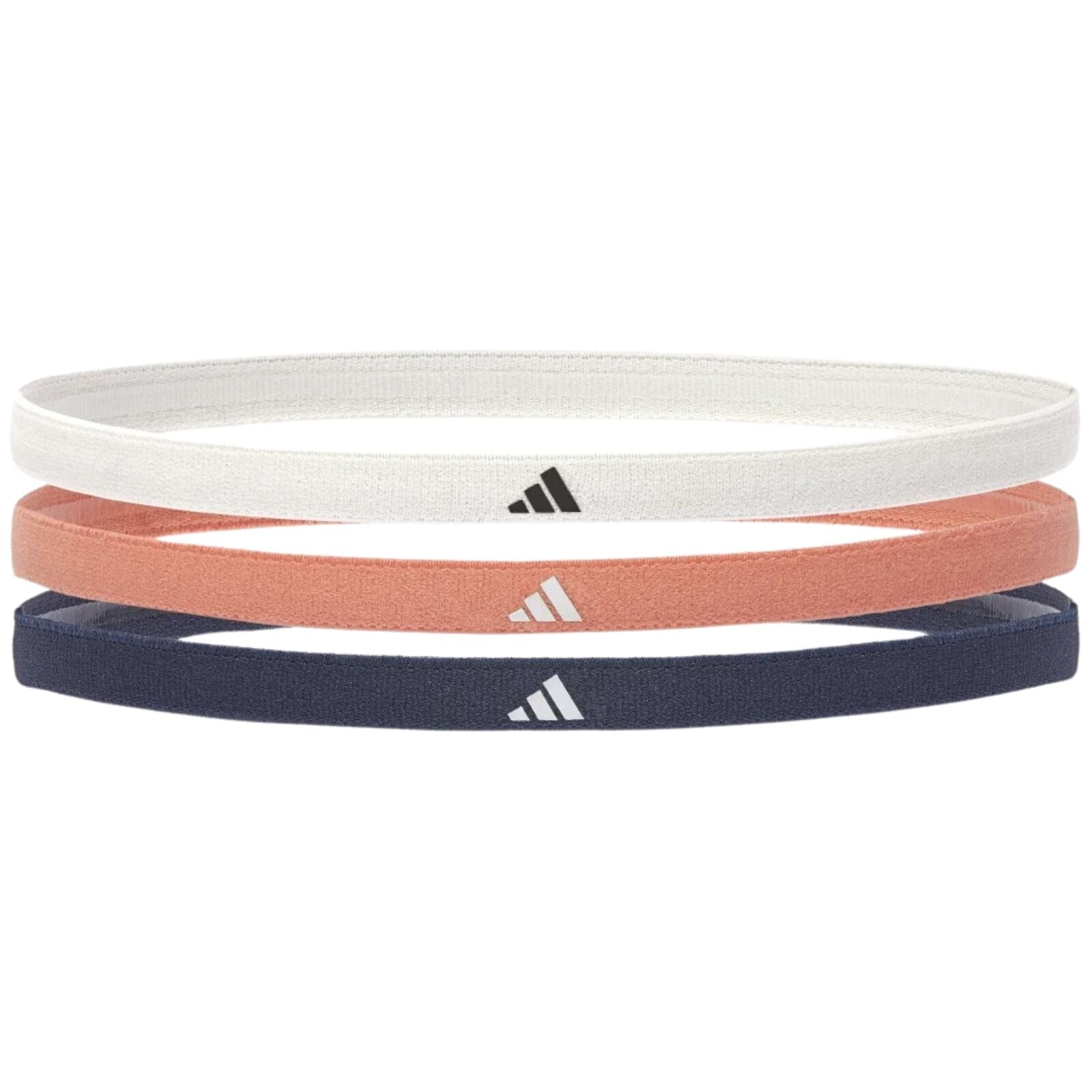 3pcs Adidas Sports Headband Hair Bands Gym Training Fitness Yoga in Grey/Coral/Navy-2