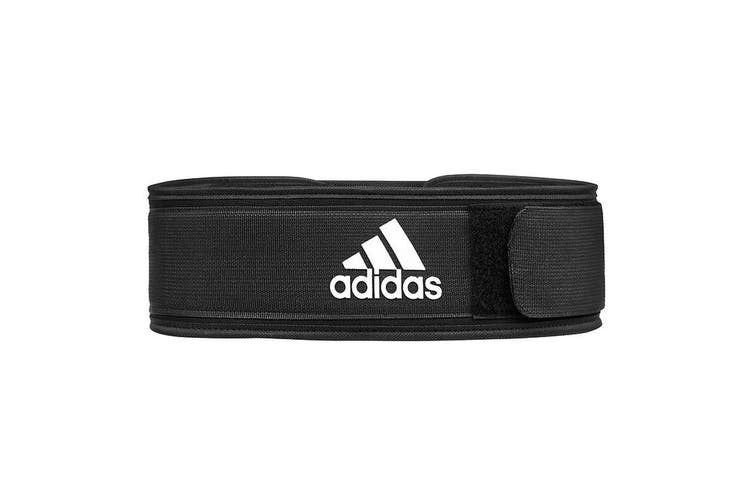 Adidas Weight Lifting Belt Back Support Gym Training Body Building Small - Black-1
