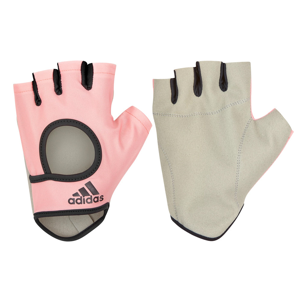 Adidas Womens Essential Gym Gloves Sports Weight Lifting Training - Pink-5