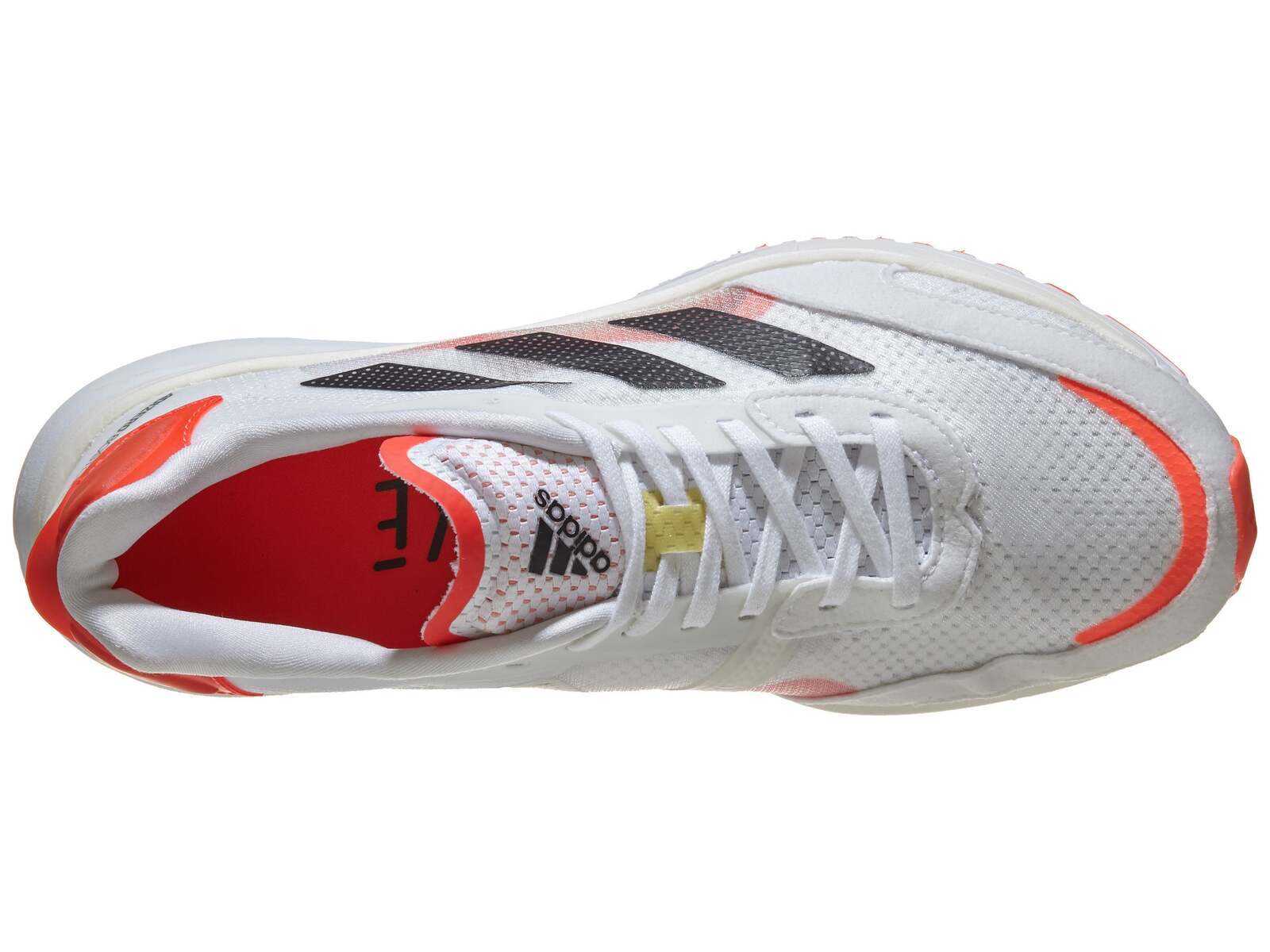 Adidas Mens Adizero Boston 10 Shoes Runners Sneakers - White/Black/Red-4