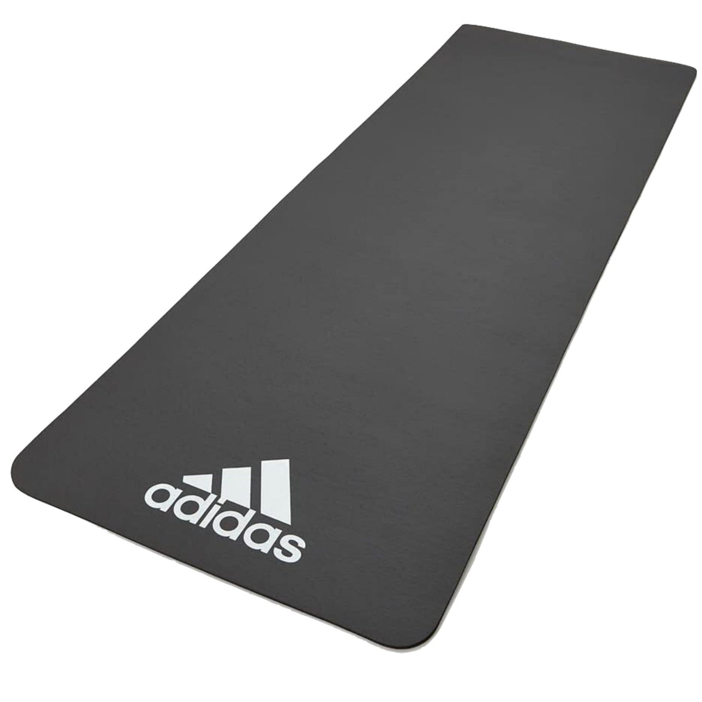 Adidas Fitness Mat 7mm Exercise Training Floor Gym Yoga Judo Pilates  - Grey-2