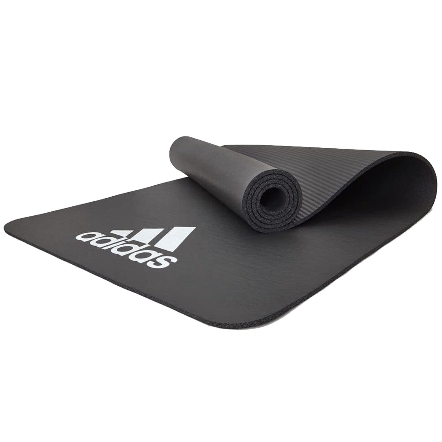 Adidas Fitness Mat 7mm Exercise Training Floor Gym Yoga Judo Pilates  - Grey-1
