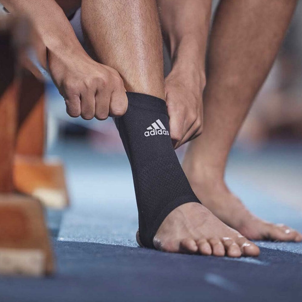 Adidas Performance Climacool Ankle Support Sports Foot Brace in Black