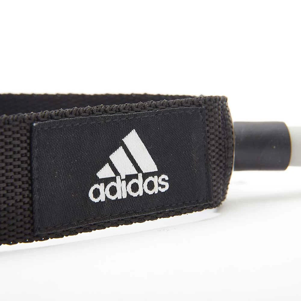 Adidas Resistance Tube Level 2 Band Elastic Yoga Fitness Gym Strap - Grey/Black-4