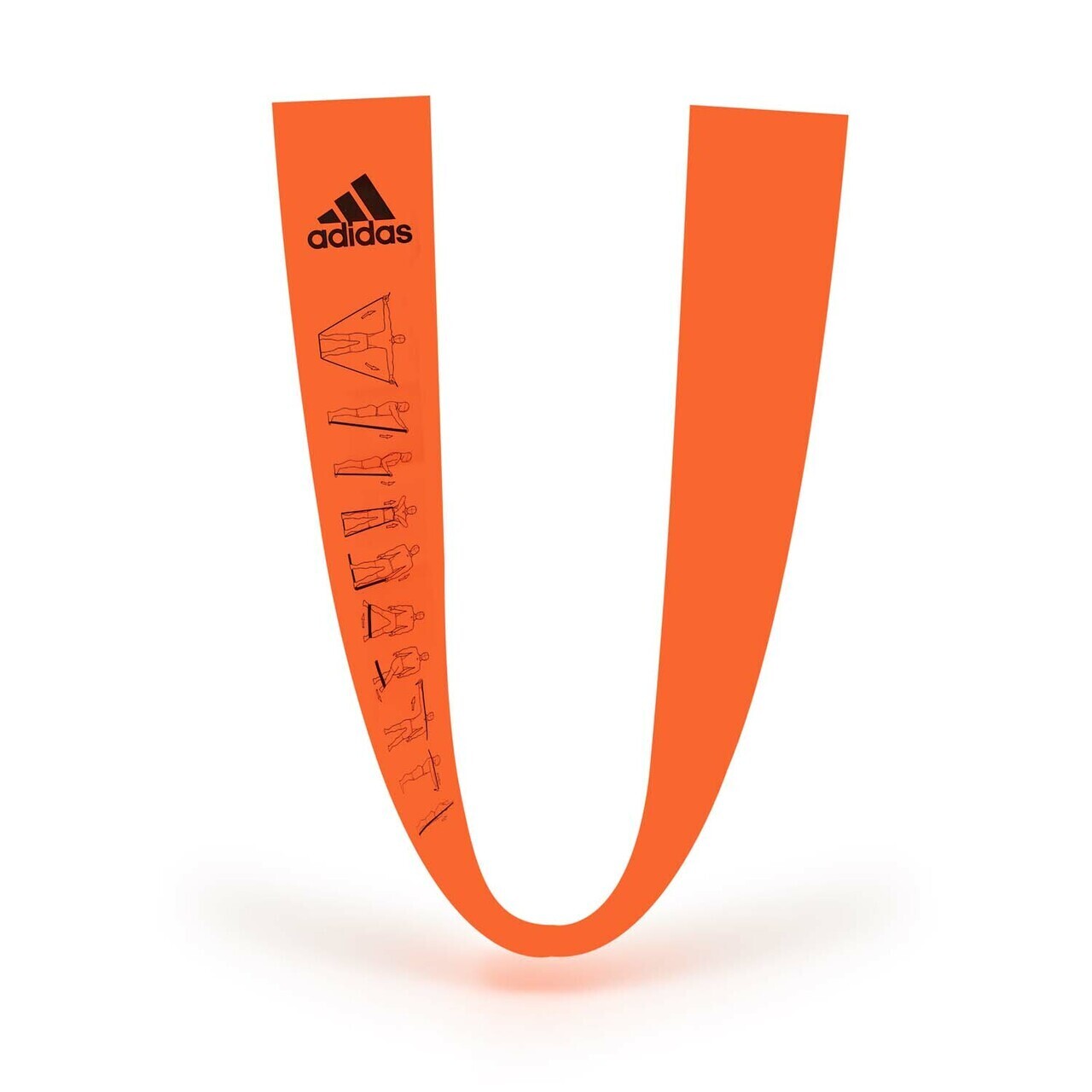 Adidas Training Bands Resistance Rally Training Workout Strap - 2x Blue&Orange-3