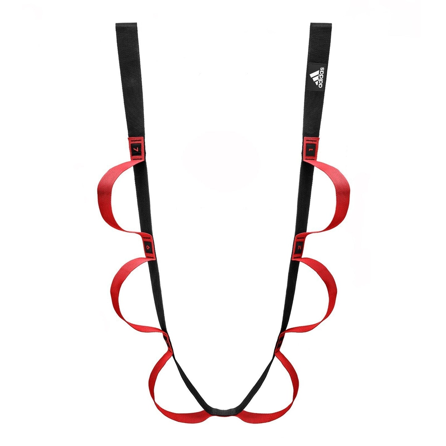 Adidas Stretch Assist Band Looped Warm Up Warmup Pre-Workout - Red/Black-0