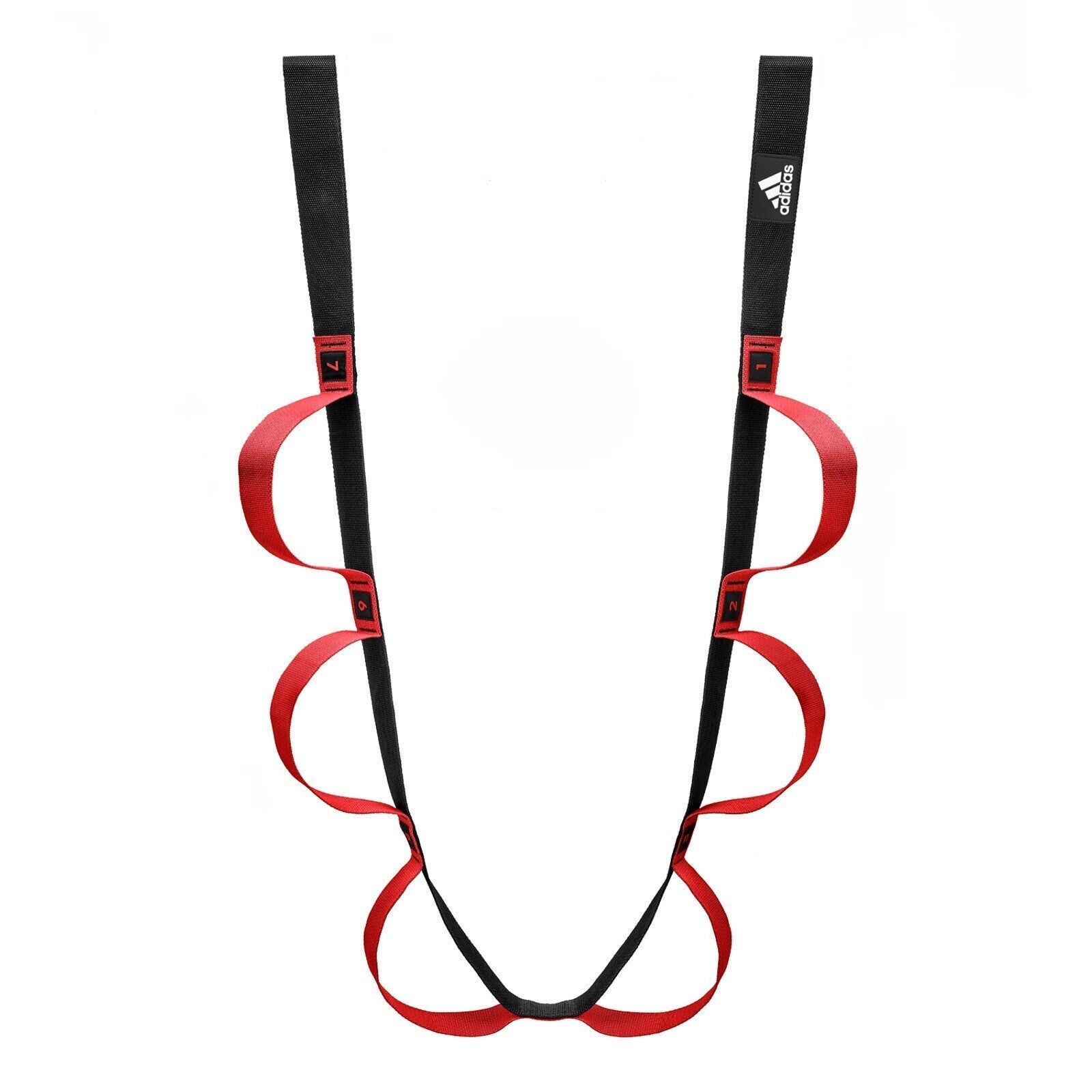 Adidas Stretch Assist Band Looped Warm Up Warmup Pre-Workout - Red/Black-0