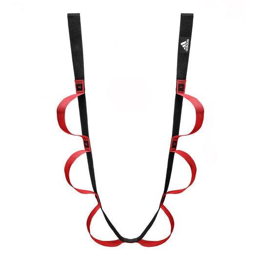 Adidas Stretch Assist Band Looped Warm Up Warmup Pre-Workout - Red/Black-0
