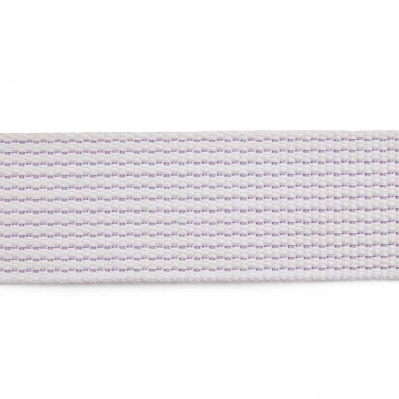 Adidas Premium Yoga Strap 2.5m Long Adjustable Belt Pilates Stretching Poses - Chalk White-2