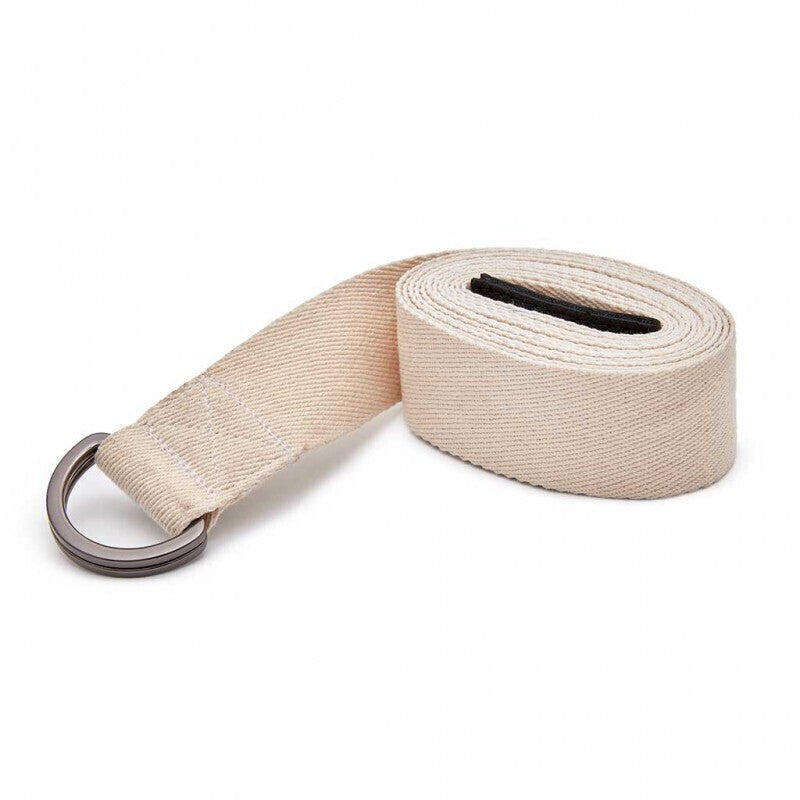 Adidas Premium Yoga Strap 2.5m Long Adjustable Belt Pilates Stretching Poses - Beige-3