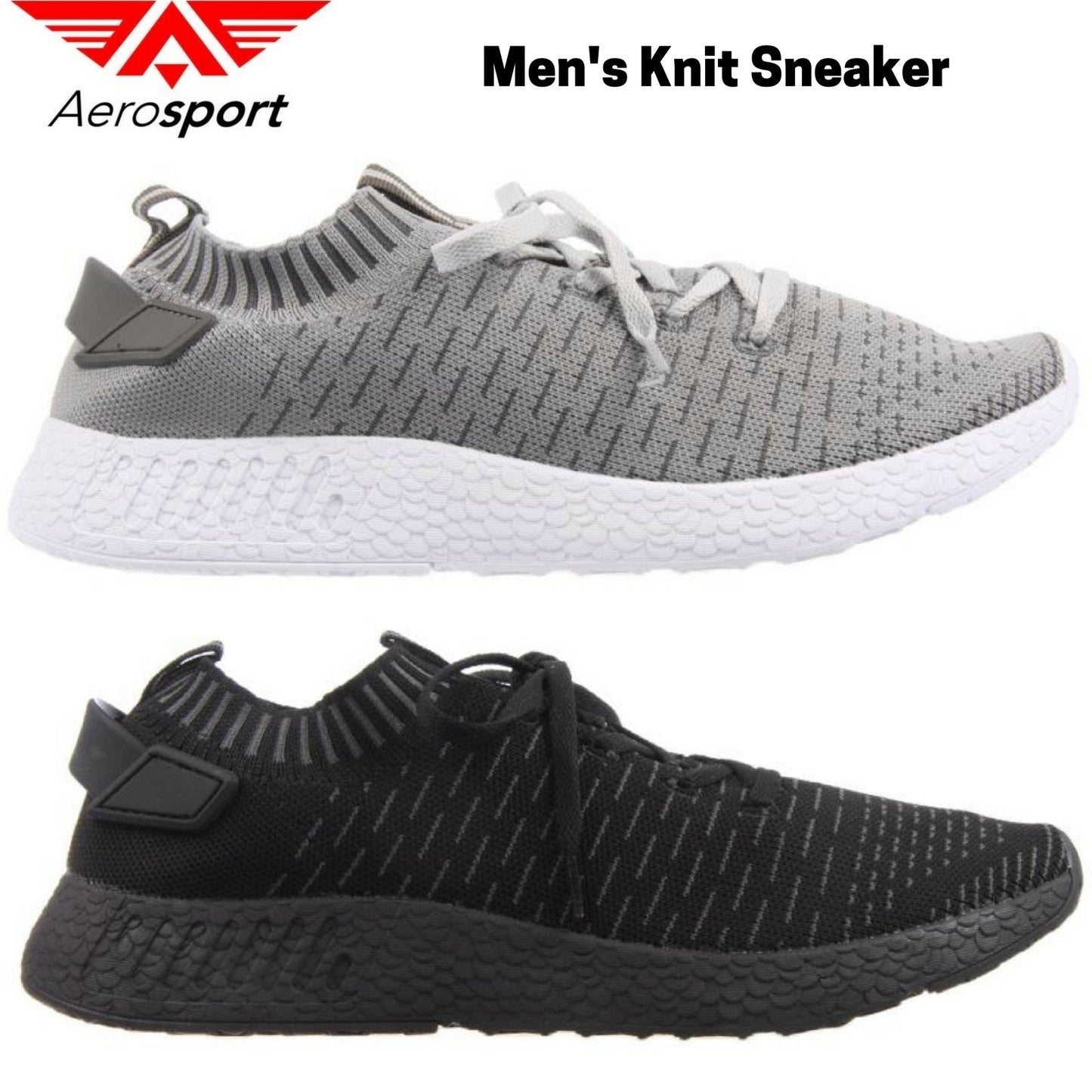 AEROSPORT Razor Knit Mesh Runners Fabric Sneaker Gym Running Breathable Athletic-1