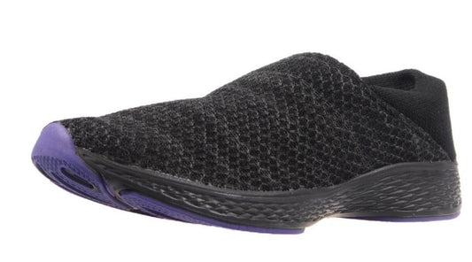 AEROSPORT Strive Womens Casual Runners Gym Shoes Knit Mesh Jogging in Black