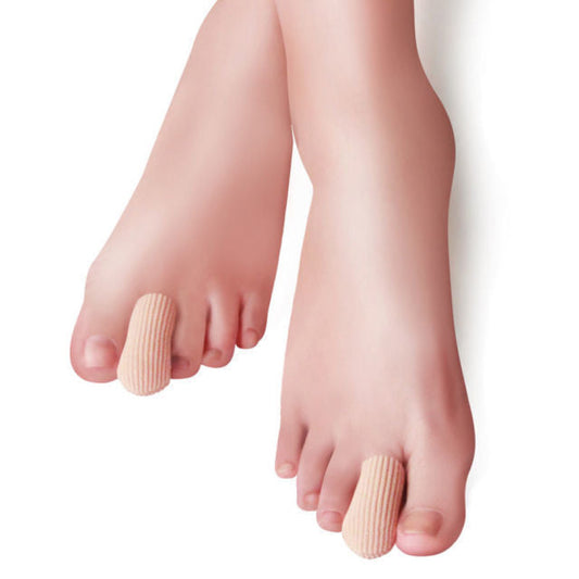 1 Pair AXIGN Medical Gel Toe Tube (Closed) - Foot Pain Corn & Callus Relief-0