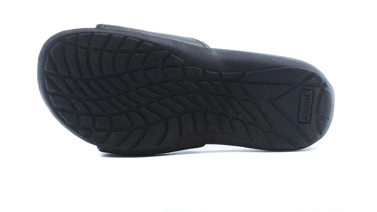 Orthotic Sandals Bunion Flip-Flops Flat Heel Slide Slippers Flats - Black (EU 46)-4