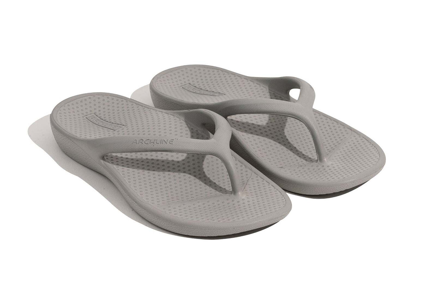 Archline Orthotic Foam Thongs Arch Support Flip Flops Orthopedic Rebound - Grey-3