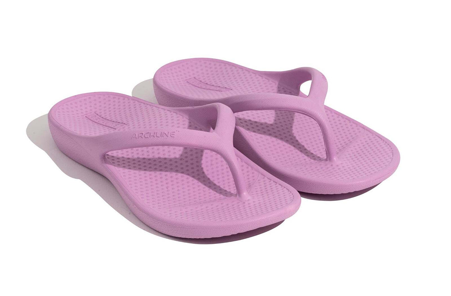 Archline Orthotic Foam Thongs Arch Support Flip Flops Orthopedic Rebound - Lilac-3