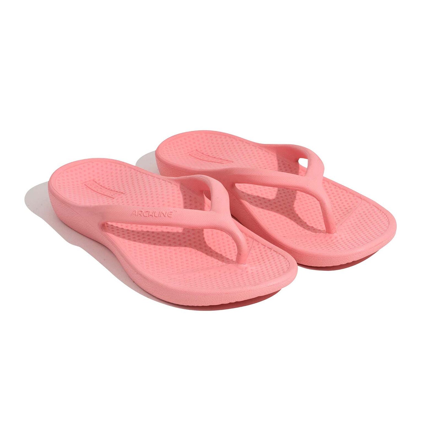 Archline Orthotic Foam Thongs Arch Support Flip Flops Orthopedic Rebound - Pink-3