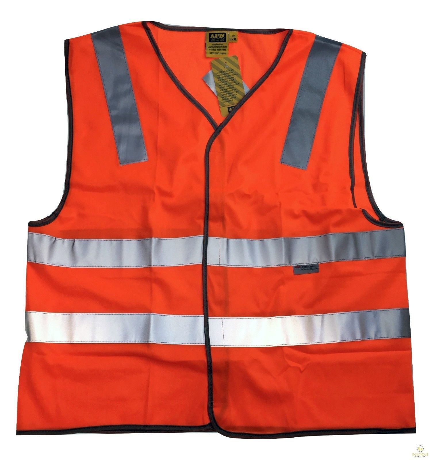 3M Reflective Tape Hi Vis Safety VEST Workwear Night & Day Use Safety Visibility-3