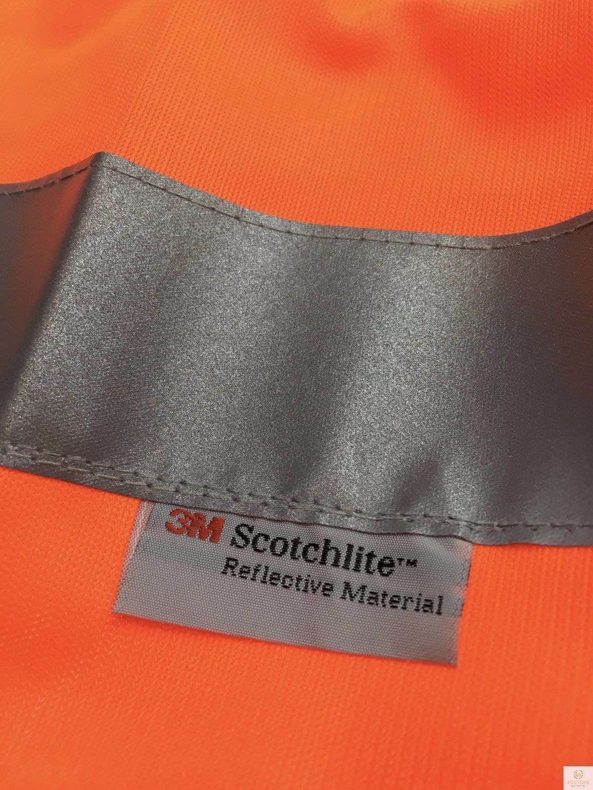 3M Reflective Tape Hi Vis Safety VEST Workwear Night & Day Use Safety Visibility - Orange