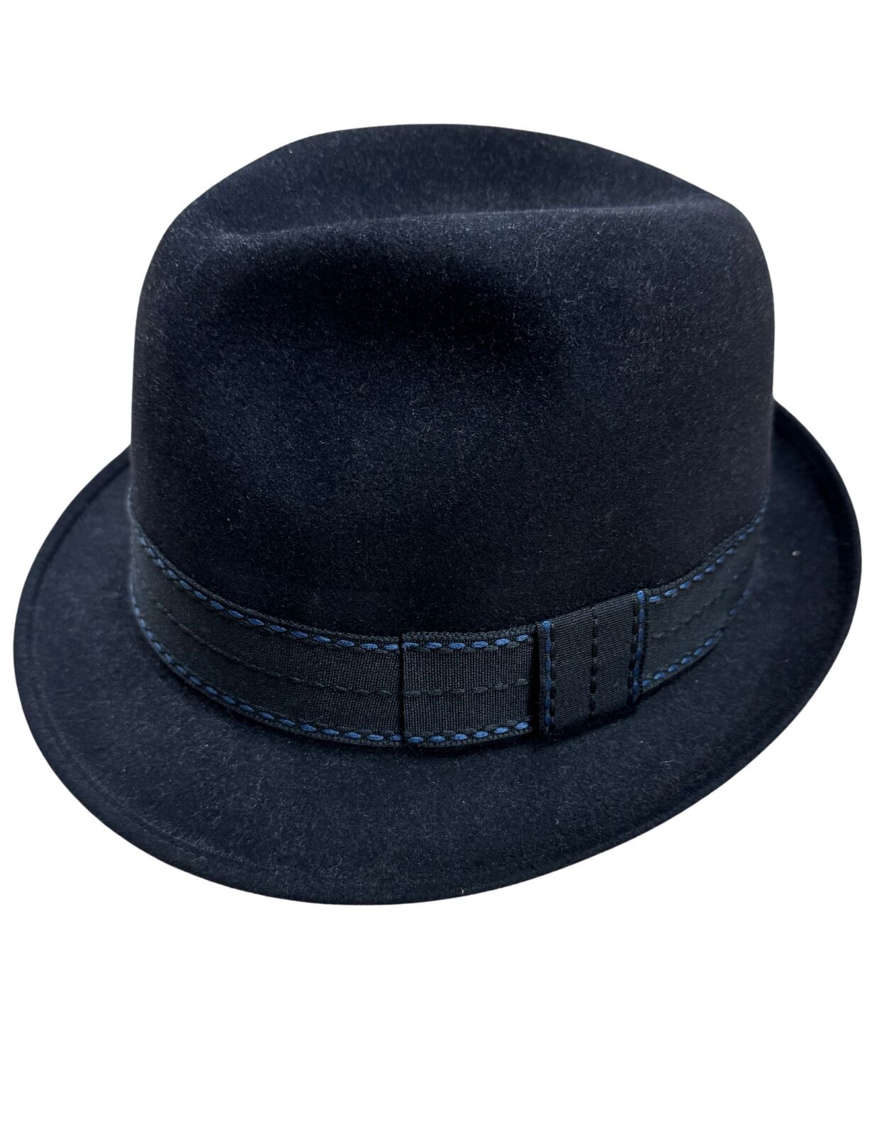 Akubra Trilby Fur Felt Hat - Black-1