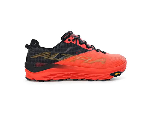 Altra Mens Mont Blanc Trail Running Shoes Sneakers Runners in Coral/Black-0