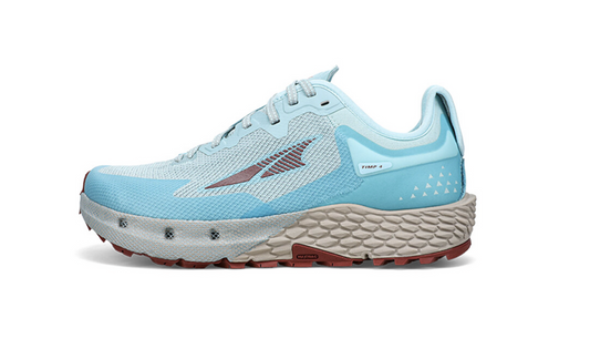 Altra Womens TIMP 4 Sneakers Runners Shoes Trail Running in Light Blue-0