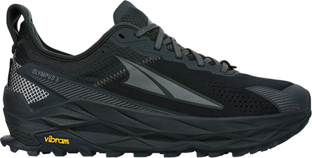 Altra Mens Olympus 5 Shoes Trail Hiking Running Walking Sneakers Vibram Sole in Black-0