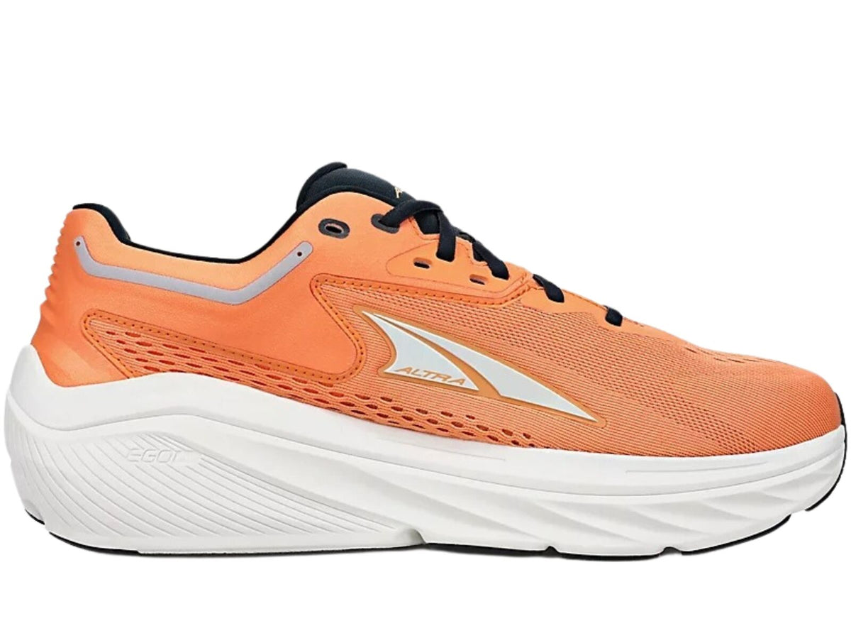Altra VIA Olympus Mens Road Running Shoes Max Cushion in Black/Orange – US 10