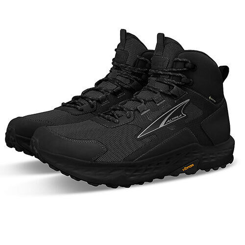 Altra Timp Hiker GTX Mens Hiking Boots 0mm Drop Vibram Megagrip Gore-Tex in Black