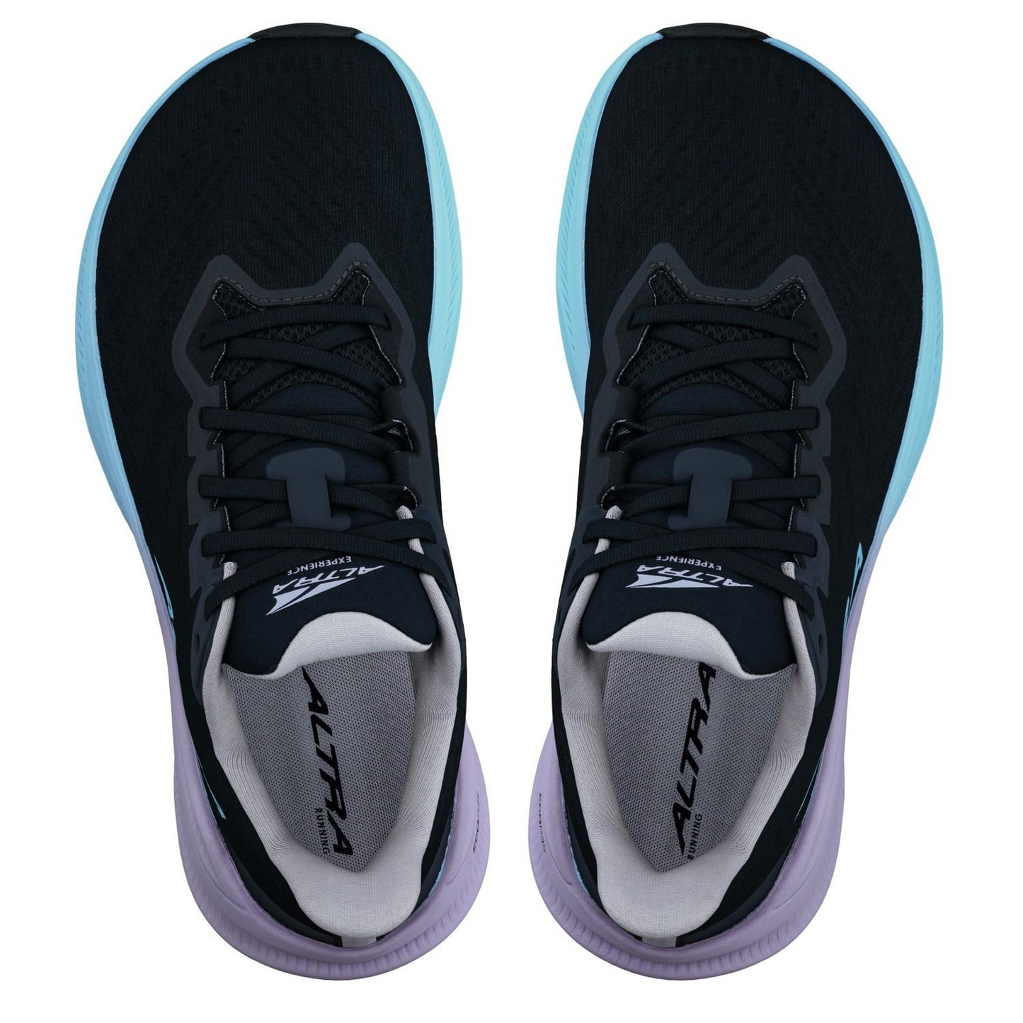 Altra Womens Experience Flow 2 Sneakers Running Shoes in Black/Light Blue