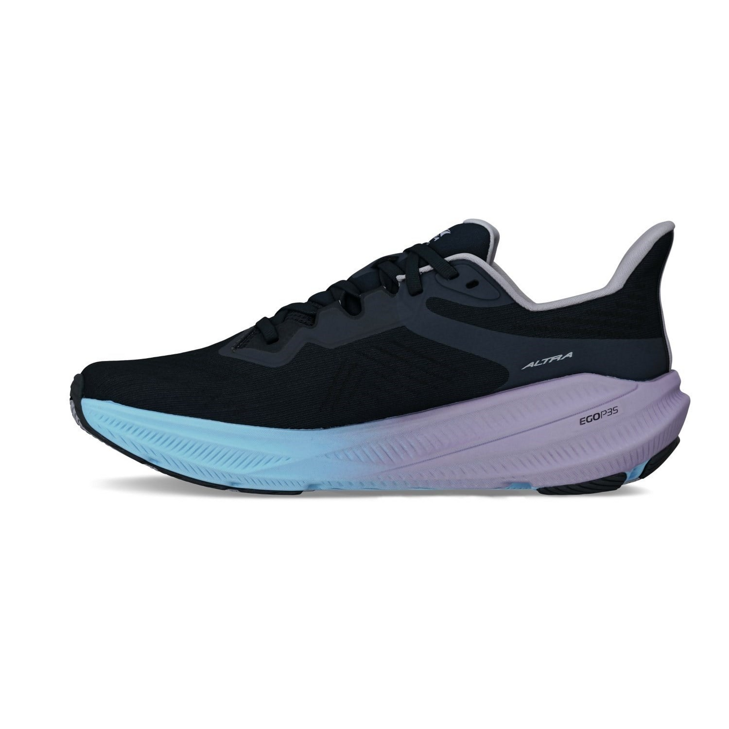 Altra Womens Experience Flow 2 Sneakers Running Shoes in Black/Light Blue