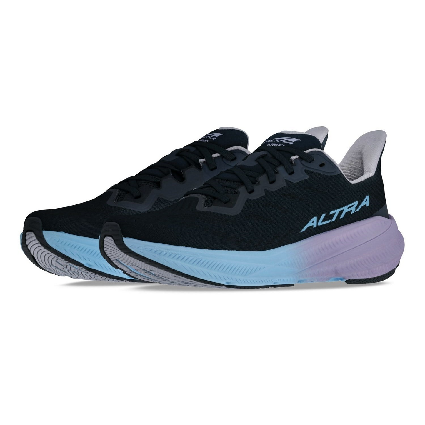 Altra Womens Experience Flow 2 Sneakers Running Shoes in Black/Light Blue