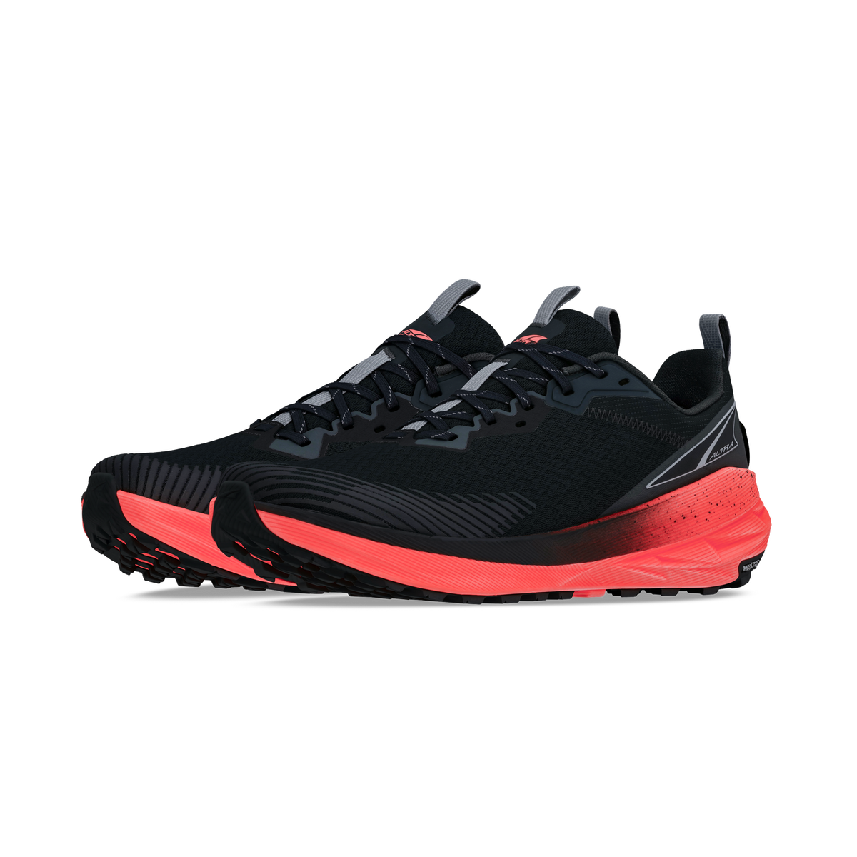 Altra Mens Experience Wild 2 Sneakers Trail Running Shoes in Coral/Black
