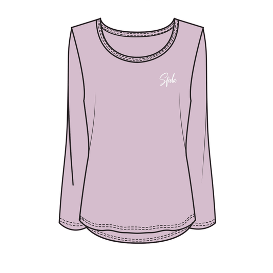 Alexis Ladies L/S Top - Fragrant Lilac-0
