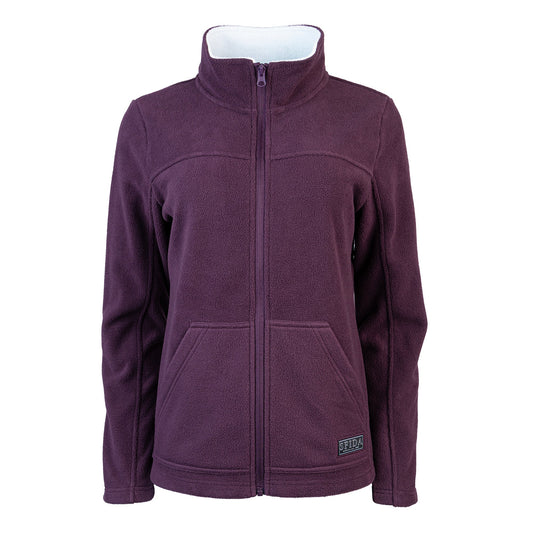 Alison Polar Fleece Jacket Ladies Aubergine/Ice-0