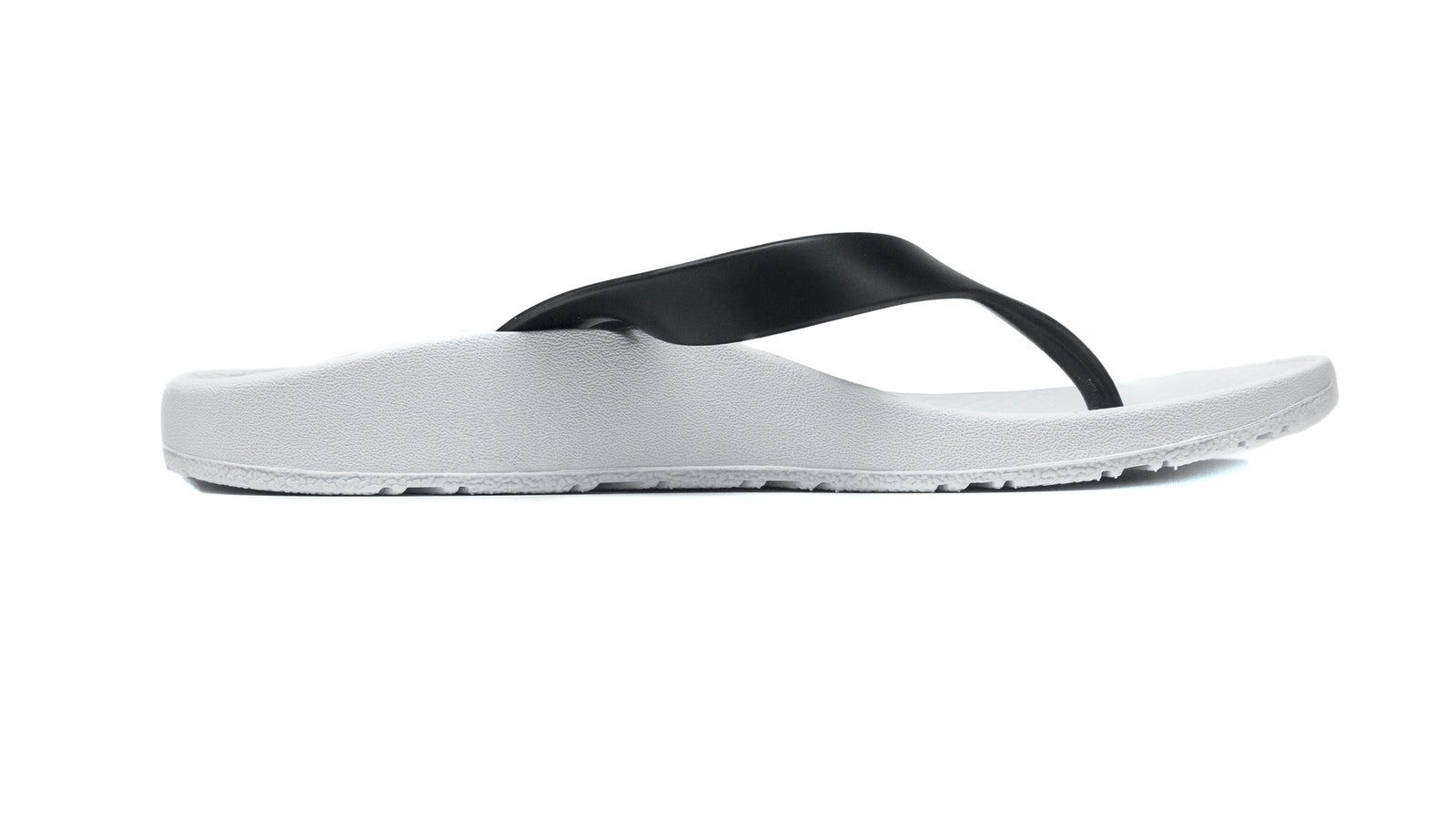 ARCHLINE Orthotic Thongs Arch Support Shoes Footwear Flip Flops Orthopedic - White/Black-3