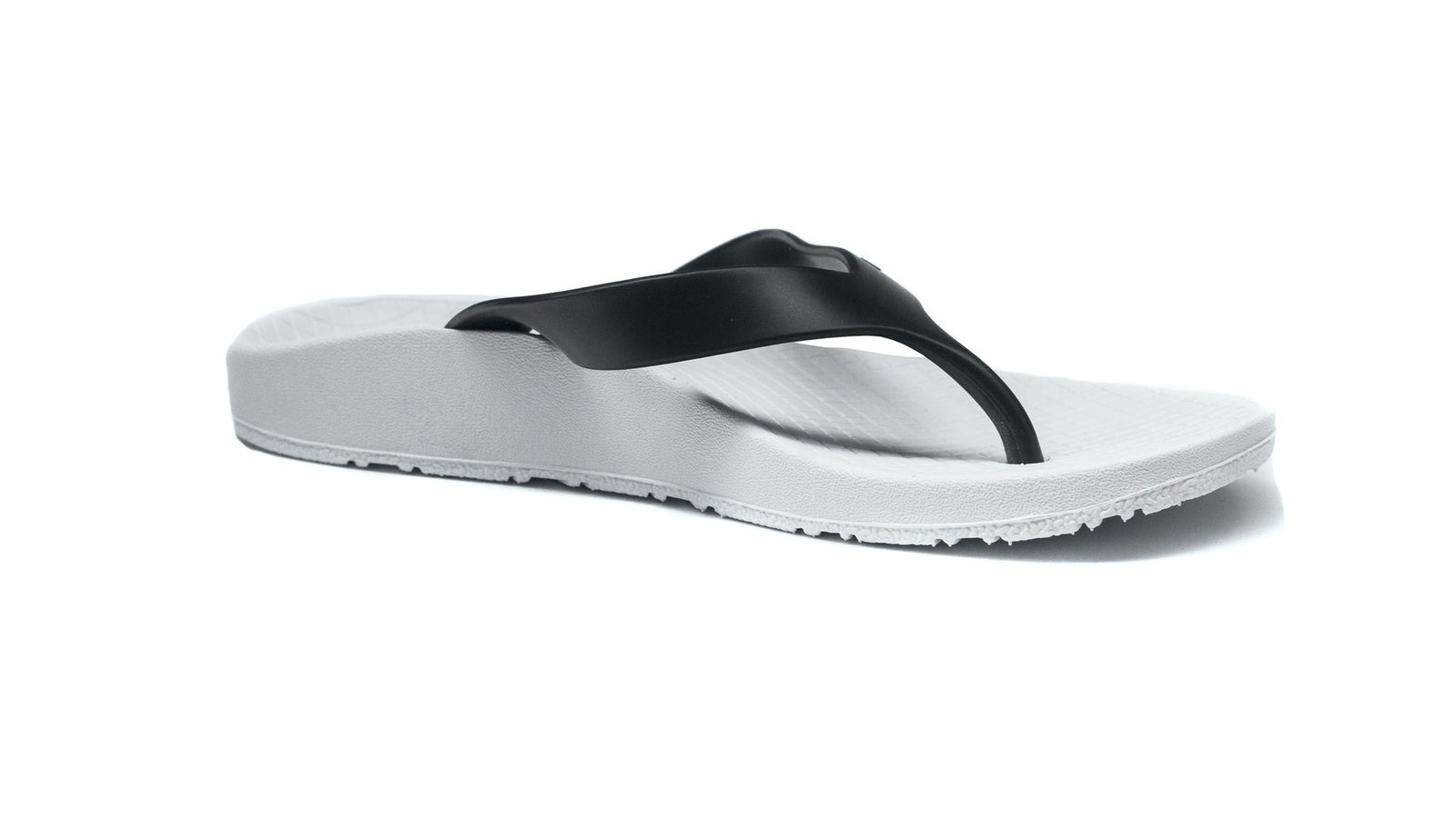 ARCHLINE Orthotic Thongs Arch Support Shoes Footwear Flip Flops Orthopedic - White/Black-4