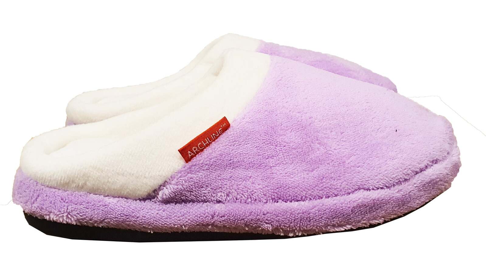 ARCHLINE Orthotic Slippers Slip On Arch Scuffs Pain Relief Moccasins - Lilac-3
