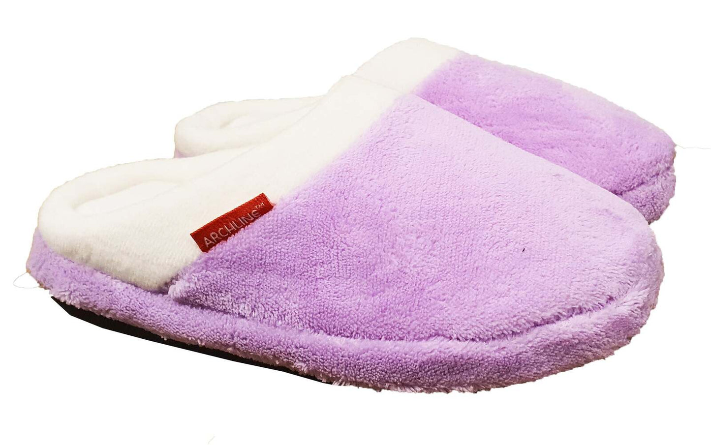 ARCHLINE Orthotic Slippers Slip On Arch Scuffs Pain Relief Moccasins - Lilac-0
